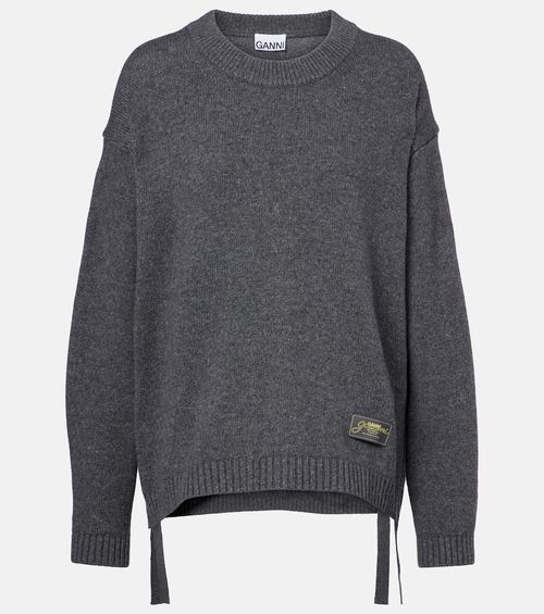 Logo wool-blend sweater