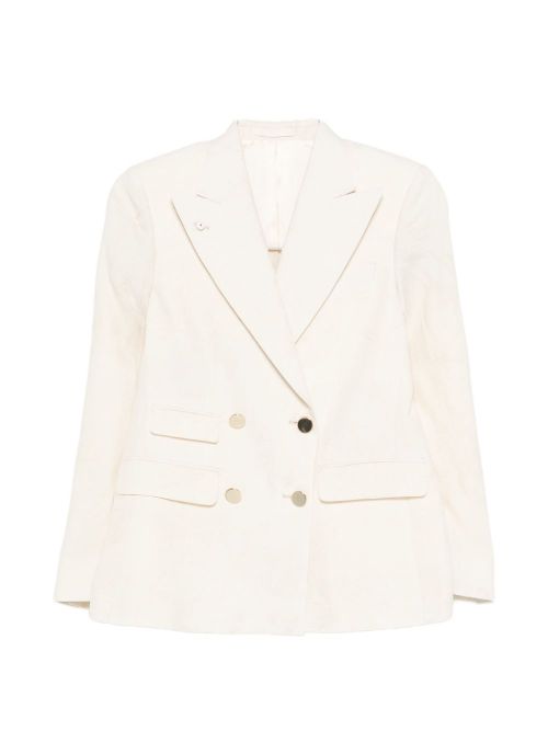 L.b.m 1911 Linen Blend Double-Breasted Jacket