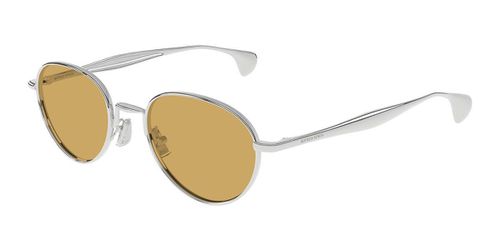 Bottega Veneta BV1396S 001 Men's Sunglasses Silver Size 50