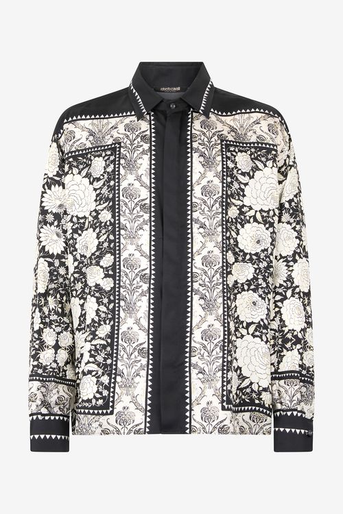 Silk Shirt With Floral Print