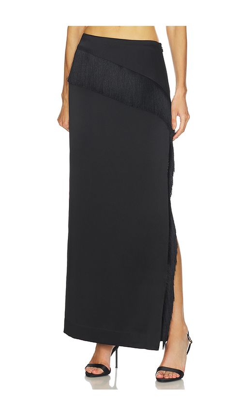 SRG Sandra Silk Skirt in Black. L also in M, S, XL
