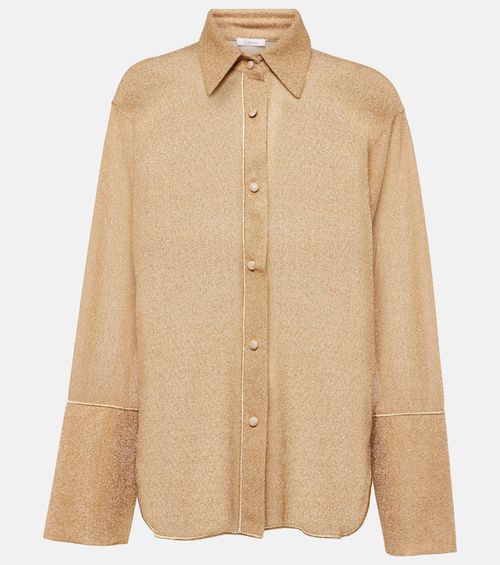 Oséree Lumière lamé shirt