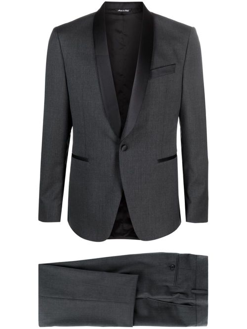 Single-breasted three-piece dinner suit - Grey