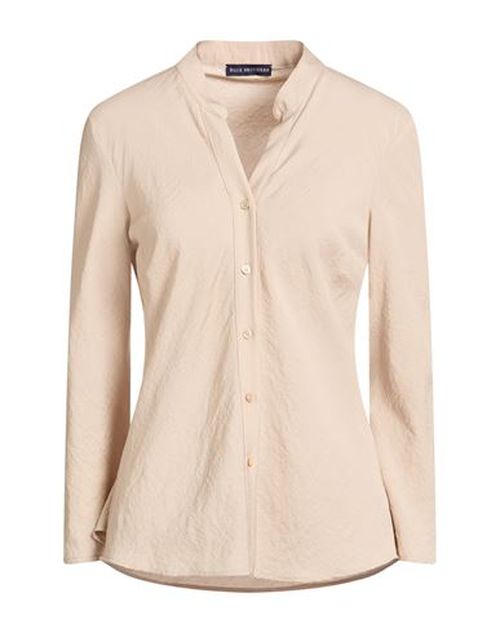 Woman Shirt Beige Size 10 Viscose, Polyester, Elastane