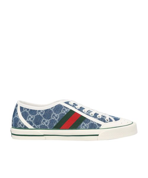 Web Detailed Lace-Up Sneakers
