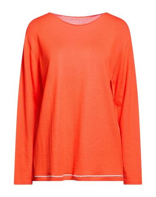 Woman Sweater Tomato red Size XL Virgin Wool