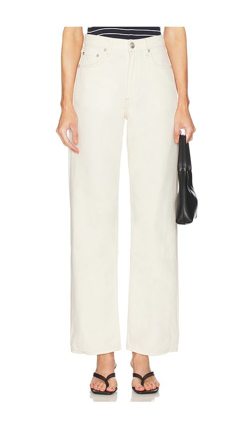 Rag & Bone Shea Relaxed Straight in White.  31. Also in