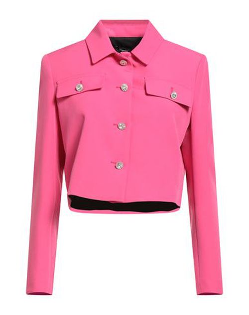 Woman Jacket Fuchsia Size 12 Polyester, Elastane