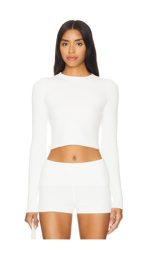 Lovers and Friends SWEATSHIRT, RUNDHALSAUSSCHNITT CLARISSE in White. Größe XXS. Also in L, M, S