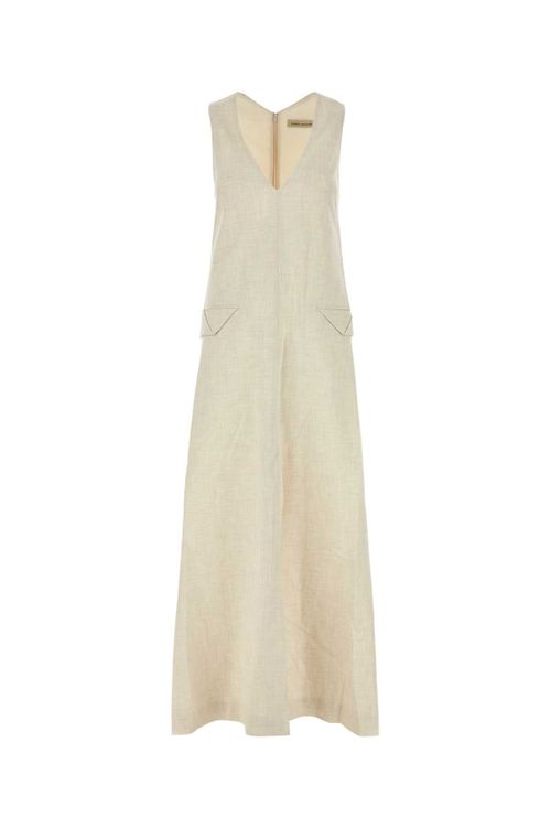 Floris Maxi Dress — Beige
