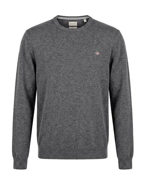 Man Sweater Grey Size 3XL Lambswool