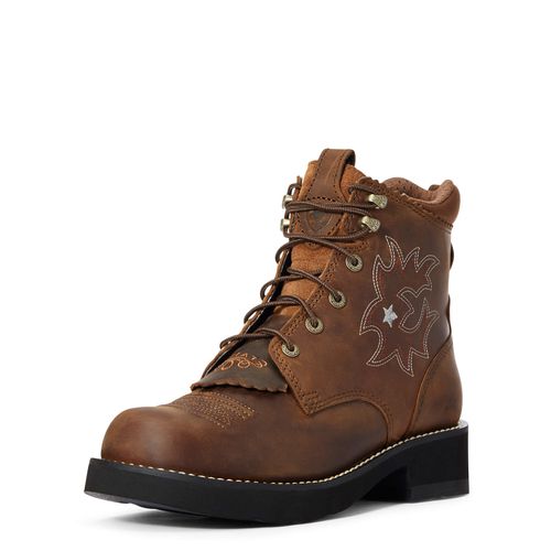 Women's Probaby Lacer Boot in Driftwood Brown, B Medium Width