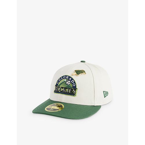 Mens Light Beige 59FIFTY Colorado Rockets Logo-embroidered Cotton Baseball cap 7 1/2