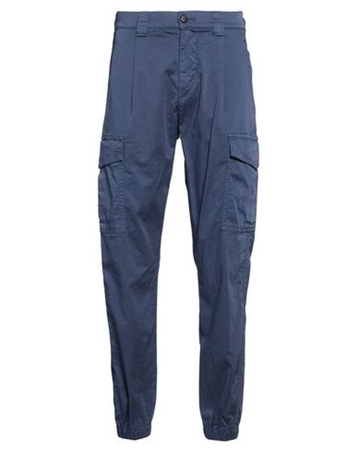 Man Pants Navy Size 31 Cotton, Elastane