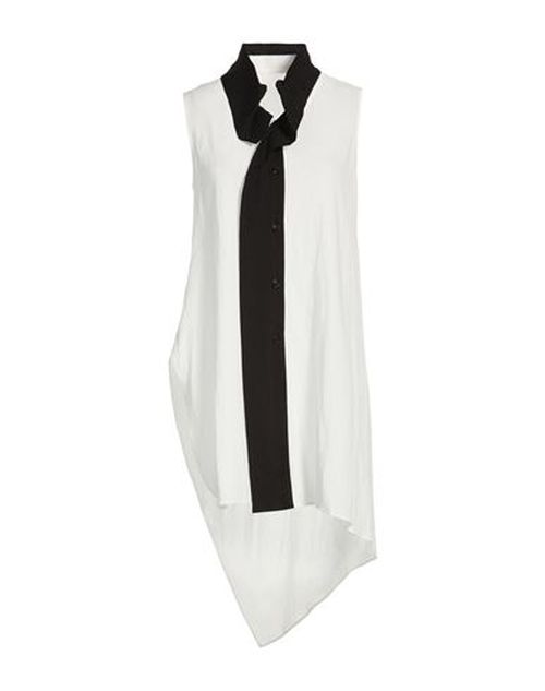 Woman Shirt White Size 1 Rayon, Linen