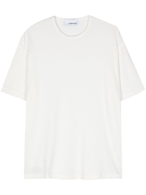 Crepe cotton T-shirt - White