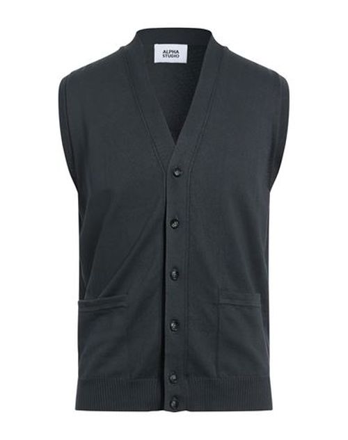 Man Cardigan Lead Size 36 Cotton