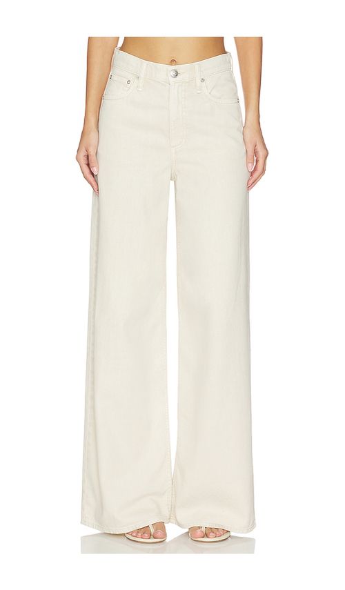 Rag & Bone Sofie Full Wide Jeans in Cream. 23. Also , 26, 27, 28, 29, 30, 32