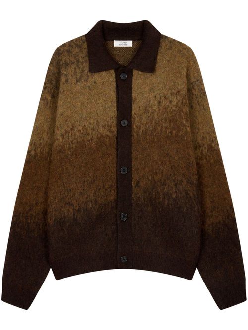 Gradation cardigan - Brown