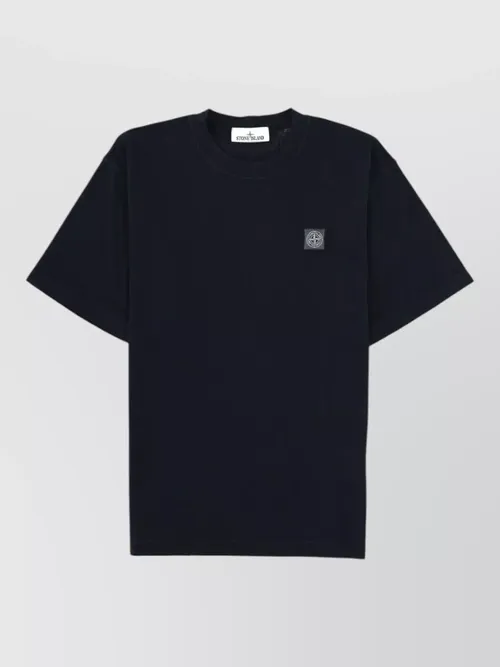 Stone Island - cotton logo patch t-shirt