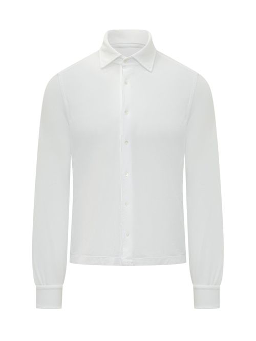 White Regular Solid Shirt