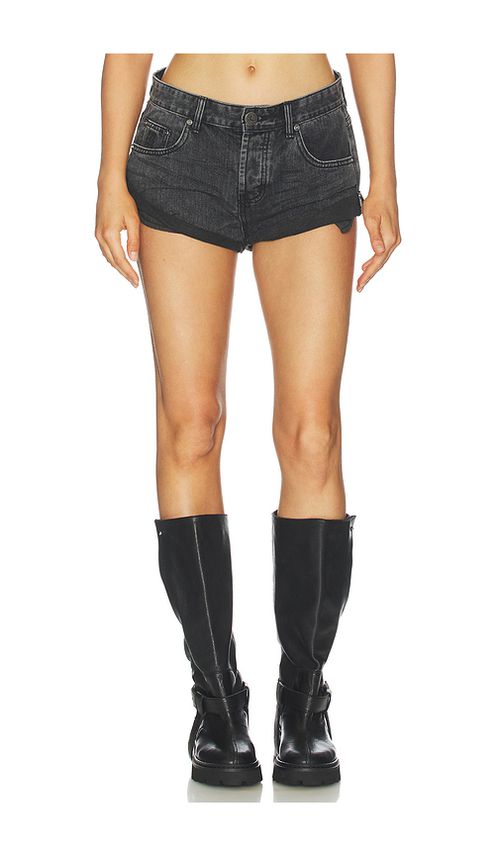 One Teaspoon Bandits Low Waist Denim Shorts in Black. 23. Also , 25, 26, 27, 28, 29, 30