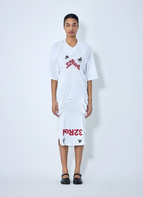 Shirred Football Dress