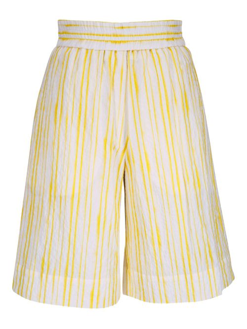 Odeeh striped shorts - Yellow