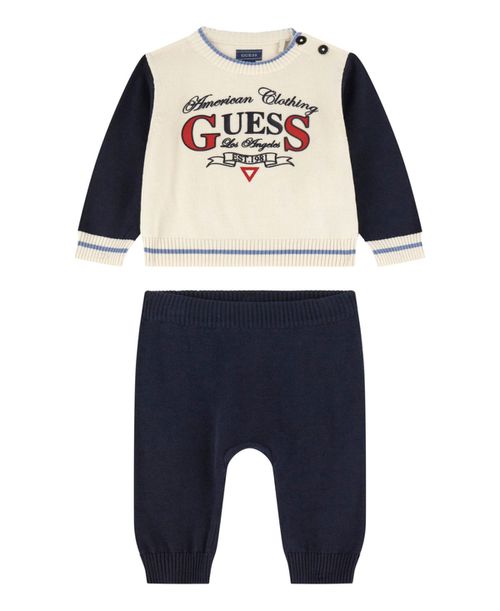Baby Boys 2-Piece Sweater and Sweatpants Set - Stone