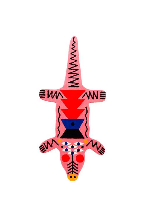 -Tappeto Sagomato Monster Carpet Crocopink M-Unisex