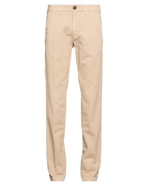Man Pants Beige Size 28 Cotton, Elastane