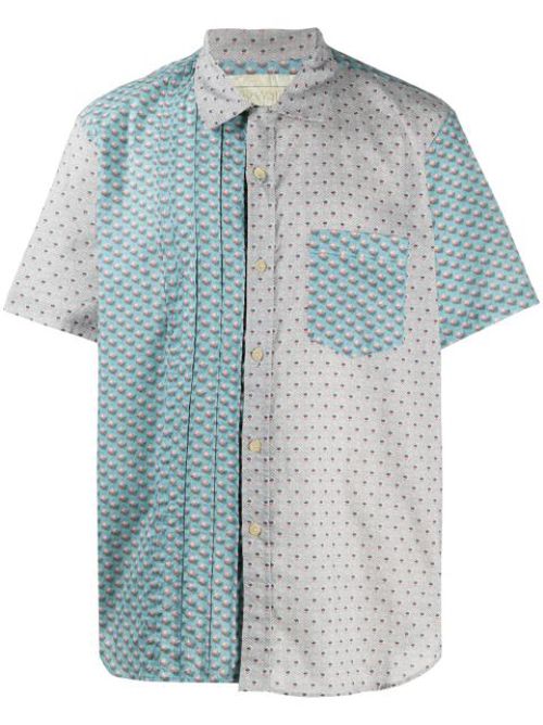 Carson panelled shirt