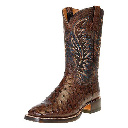 ARIAT Men's Gallup Full Quill Ostrich Western Boot