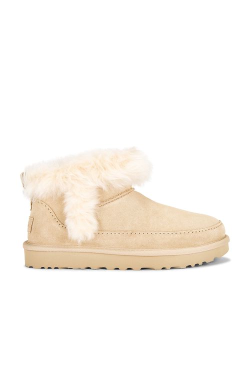 UGG Classic Ultra Mini Chalet Boot in Beige