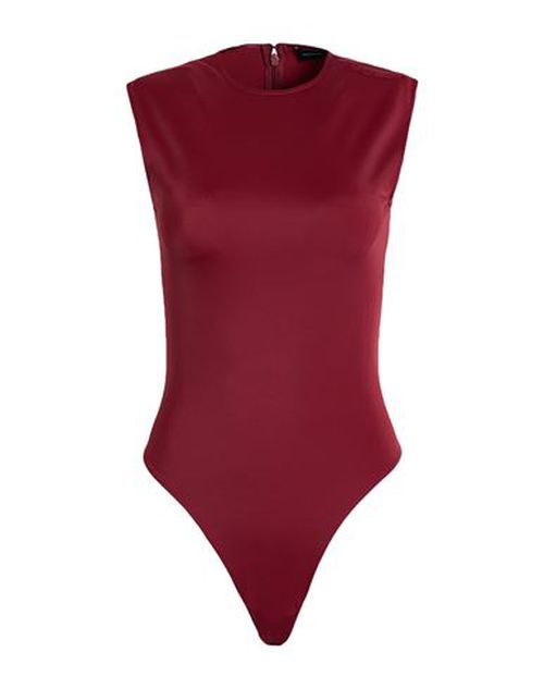 Woman Bodysuit Burgundy Size 2 Polyamide, Elastane