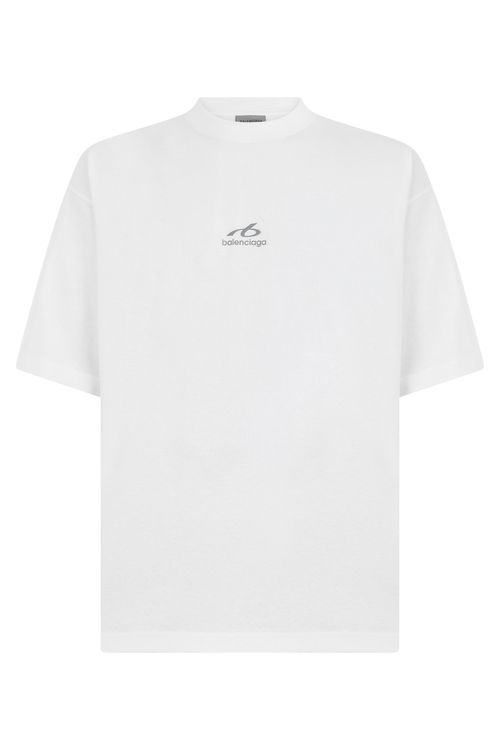 Logo-Embroidered Cotton T-Shirt — White