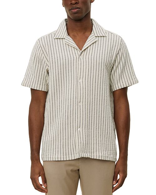 Striped Sweater Camp Shirt