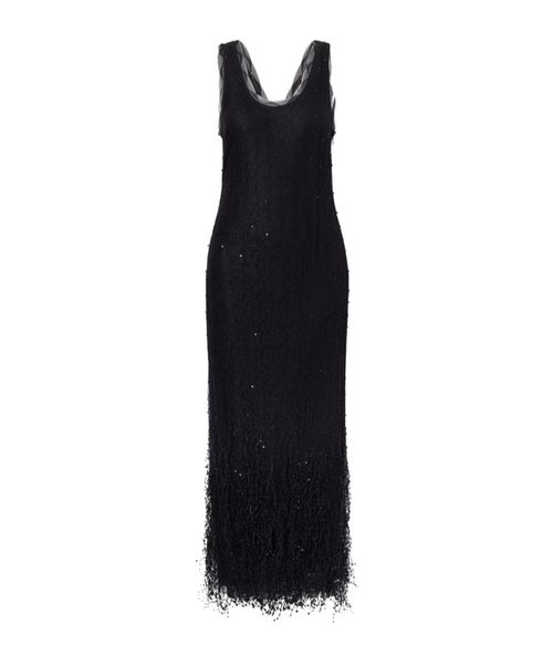 Irisa embellished lace midi dress