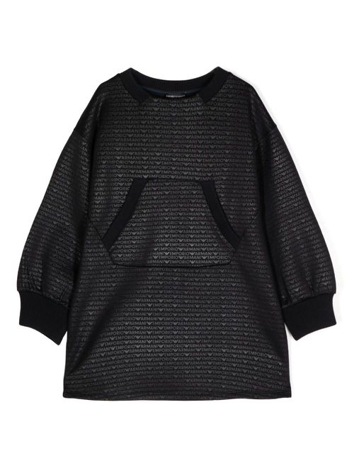 Logo dress - Black