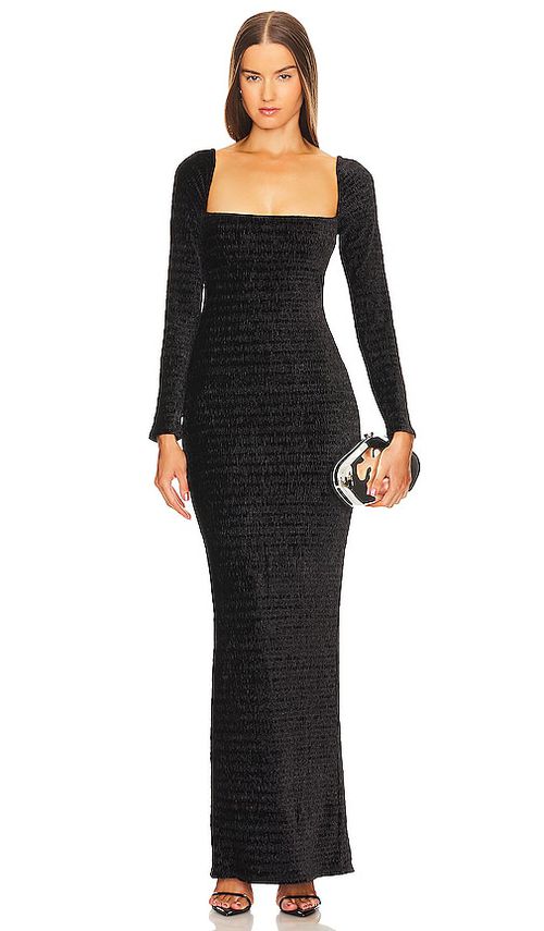 Michael Costello x REVOLVE Loretta Gown in Black.  XS. Also in