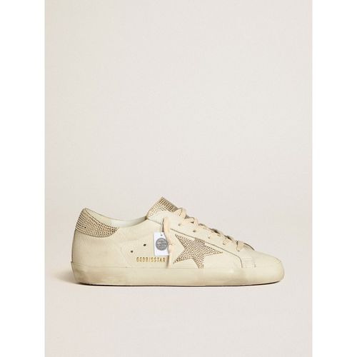 Golden Goose - Women’s Super-star In Nappa Leather With Swarovski Crystal Star And Heel Tab, Woman
