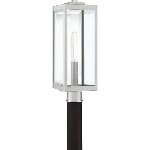 Westover 1-Light Outdoor Lantern in Stainless Stee