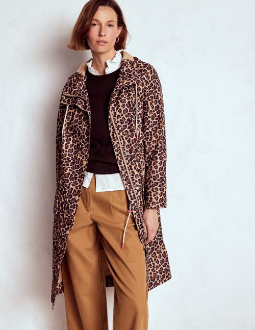 Women's Longline Rain Mac Coat | Size 2