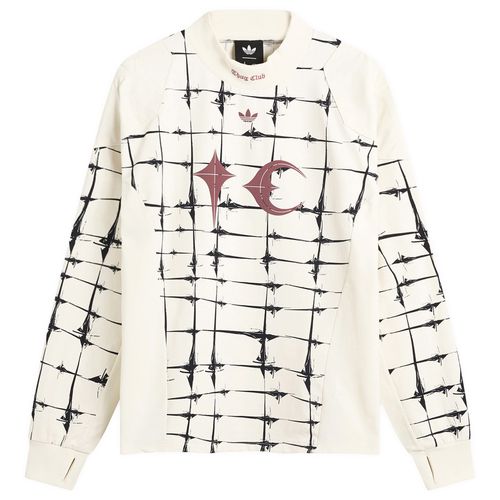 Men's x Thug Club Goalie Long Sleeve Top in Cream White