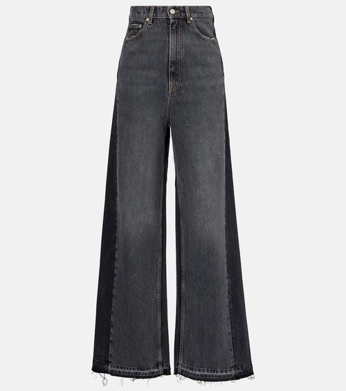 High-rise wide-leg jeans