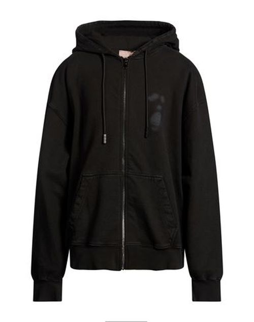 Man Sweatshirt Black Size L Cotton