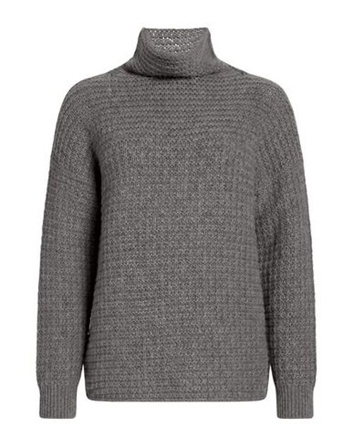 Woman Turtleneck Grey Size 10 Cashmere