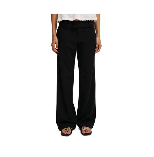 Women's Lola Low Rise Suiting Pant - Black
