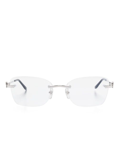 Rectangle-frame glasses - Silver