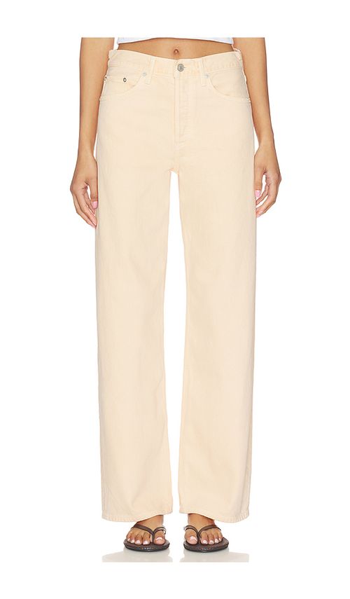 AGOLDE Arc Jeans in Peach. 34. Also , 24, 25, 26, 27, 28, 29